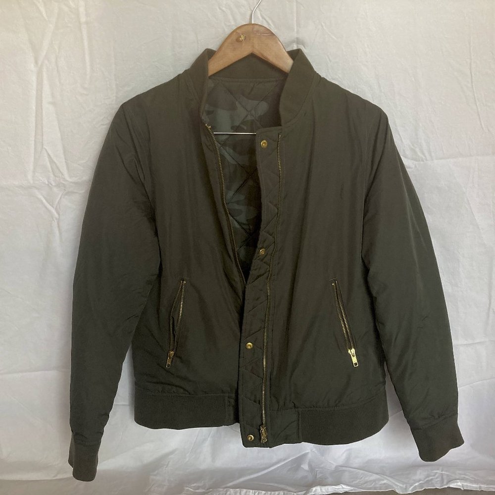 M Reversible Green/Camo Bomber Jacket